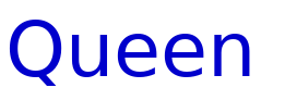 Queen & Country 3D Italic font